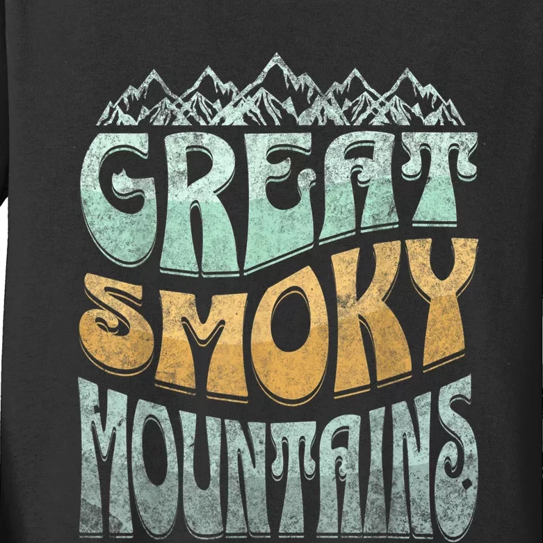 Smoky Mountains National Park Kids Long Sleeve Shirt