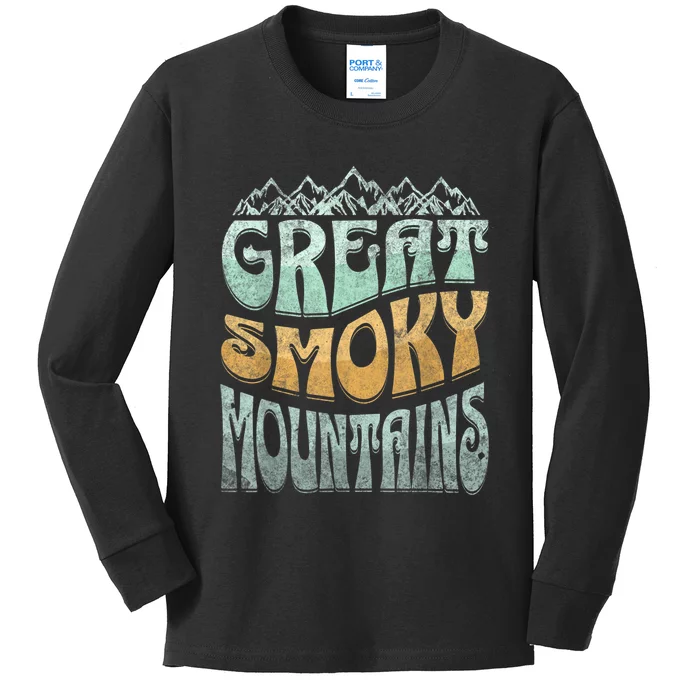 Smoky Mountains National Park Kids Long Sleeve Shirt