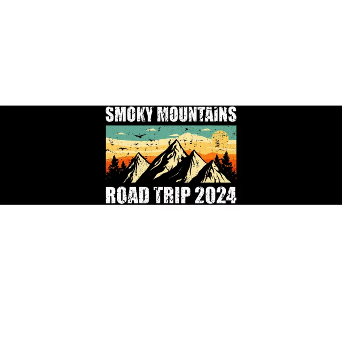 Smoky Mountains National Park Traveling 2024 Road Trip Bumper Sticker