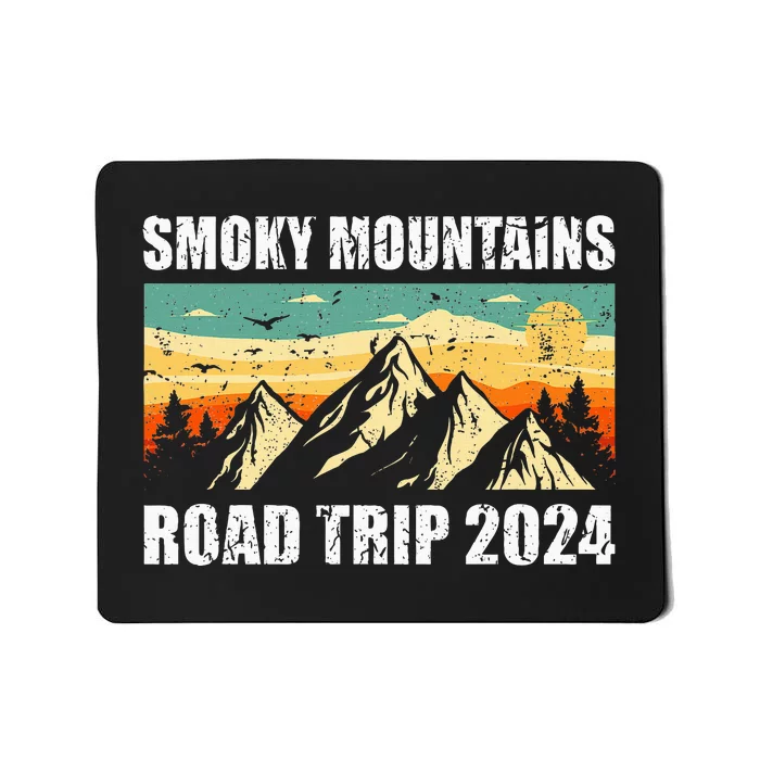 Smoky Mountains National Park Traveling 2024 Road Trip Mousepad