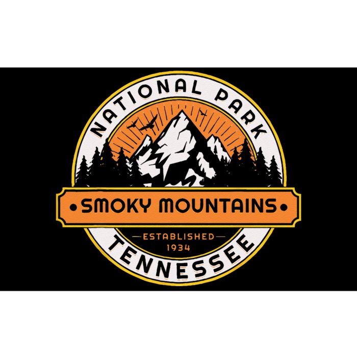 Smoky Mountains National Park Tennessee Hiking Outdoors Bumper Sticker