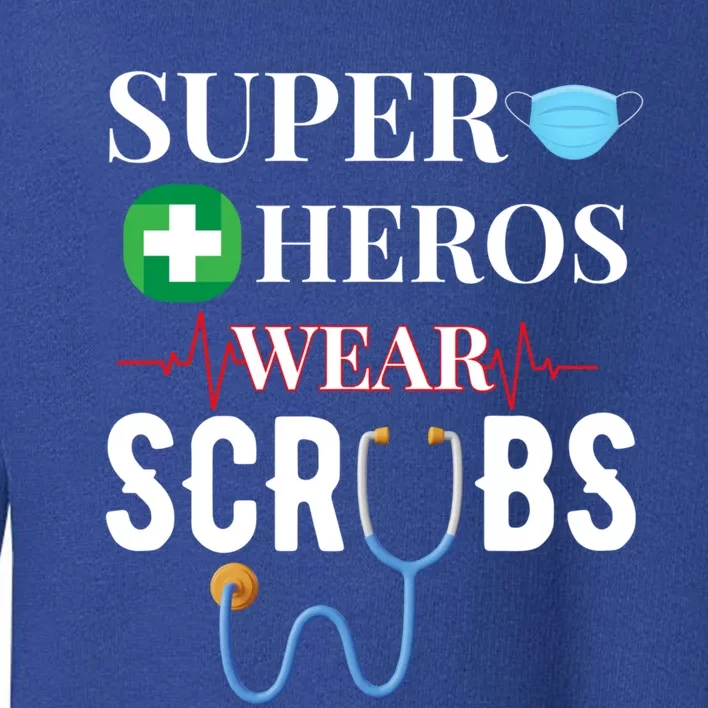 Superheroes Medical Nurse Appreciation Gift Toddler Sweatshirt