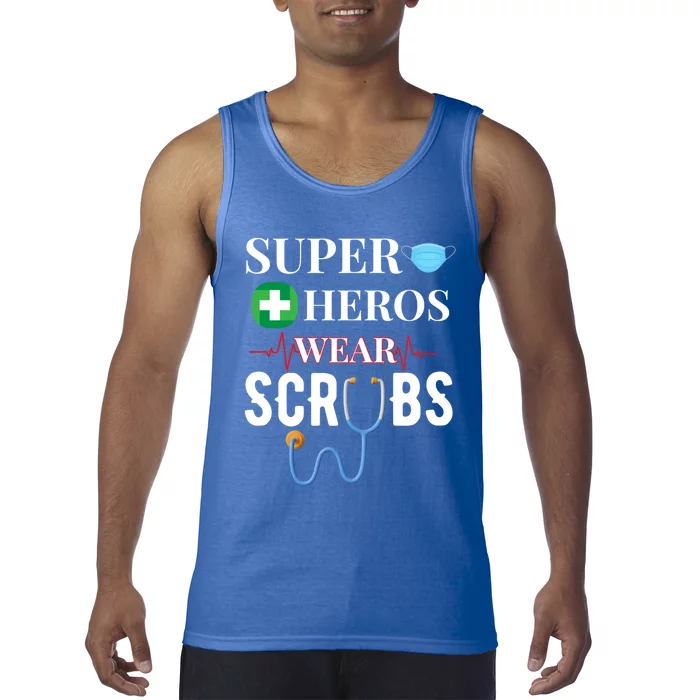 Superheroes Medical Nurse Appreciation Gift Tank Top