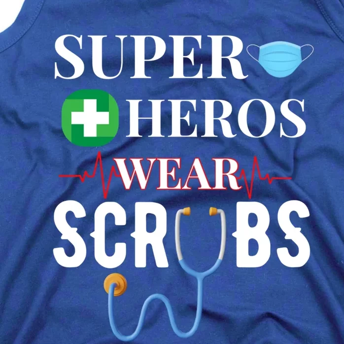 Superheroes Medical Nurse Appreciation Gift Tank Top