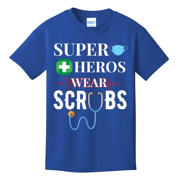 Superheroes Medical Nurse Appreciation Gift Kids T-Shirt