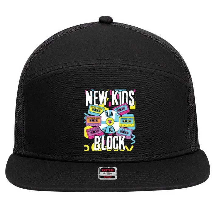 Summertime Music New Summer 7 Panel Mesh Trucker Snapback Hat