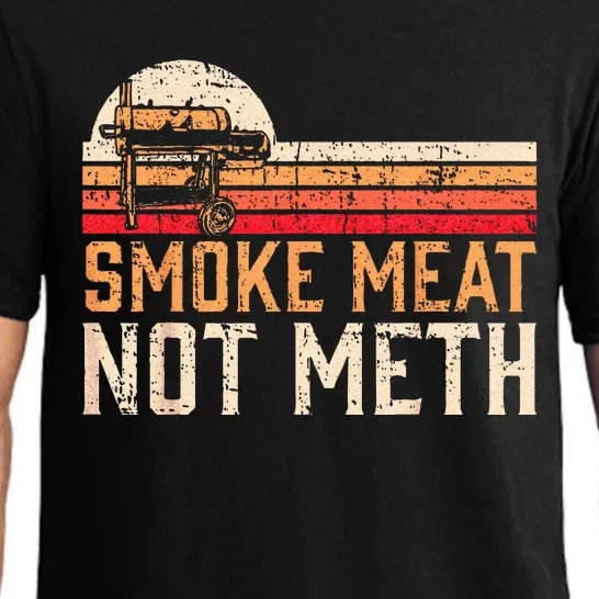 Smoke Meat Not Meth Brisket BBQ Grill Pajama Set