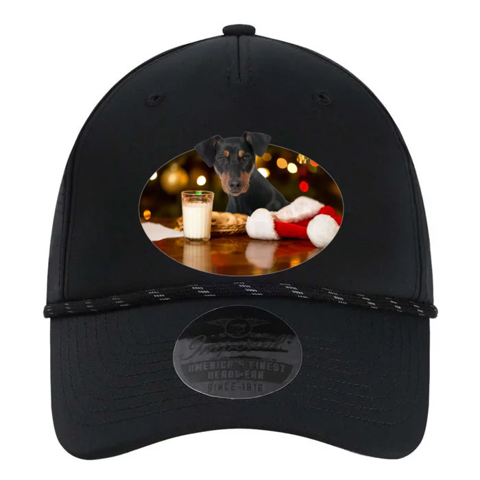 Santa Milk N Cookies Dog Ger Pinscher Gift Performance The Dyno Cap