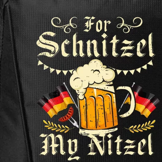 Schnitzel My Nitzel Funny Oktoberfest City Backpack