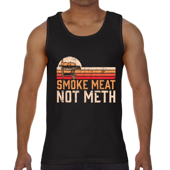 Smoke Meat Not Meth Brisket BBQ Grill Comfort Colors® Tank Top