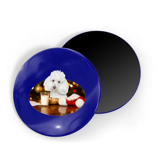 Santa Milk N Cookies Dog Poodle Cool Gift Magnet