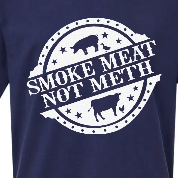 Smoke Meats Not Meth Sueded Cloud Jersey T-Shirt