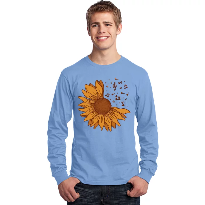 Sunflower Musical Notes Long Sleeve Shirt