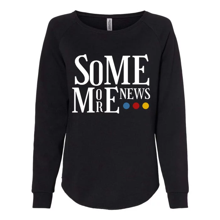 Some More News Black Ver. Womens California Wash Sweatshirt