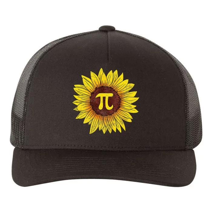 Sunflower Math Nerd Pi Symbol Pi Day Yupoong Adult 5-Panel Trucker Hat