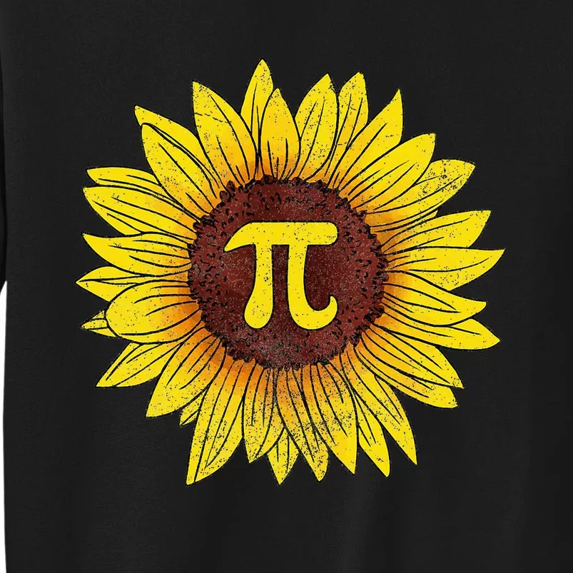 Sunflower Math Nerd Pi Symbol Pi Day Sweatshirt