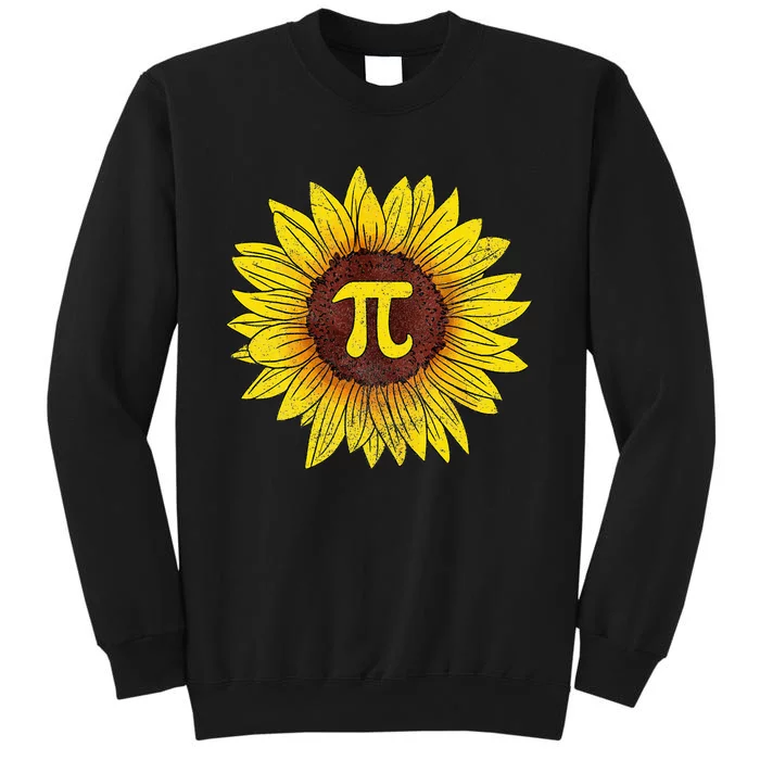 Sunflower Math Nerd Pi Symbol Pi Day Sweatshirt