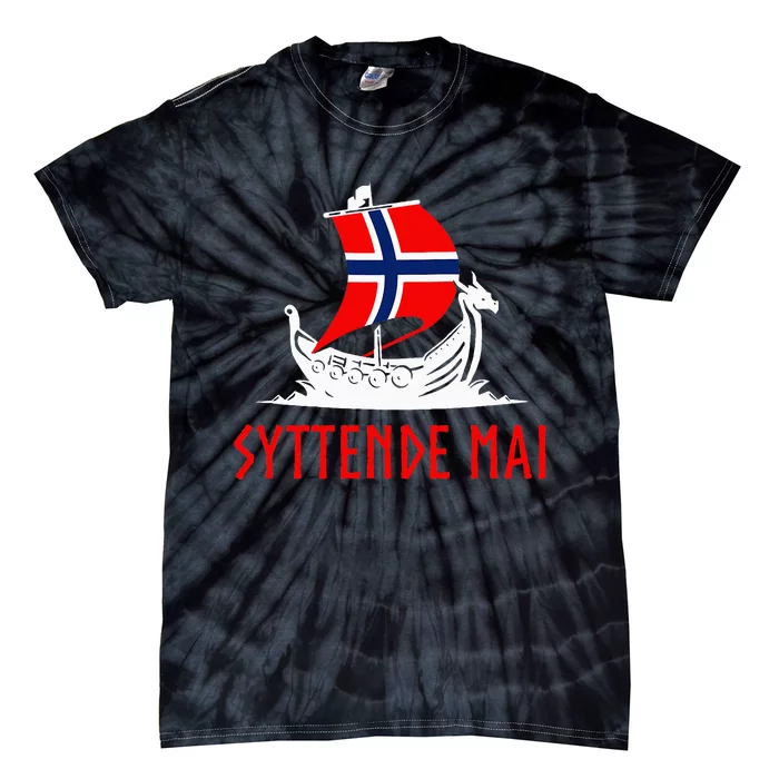 Syttende Mai Norwegian Norway Tie-Dye T-Shirt