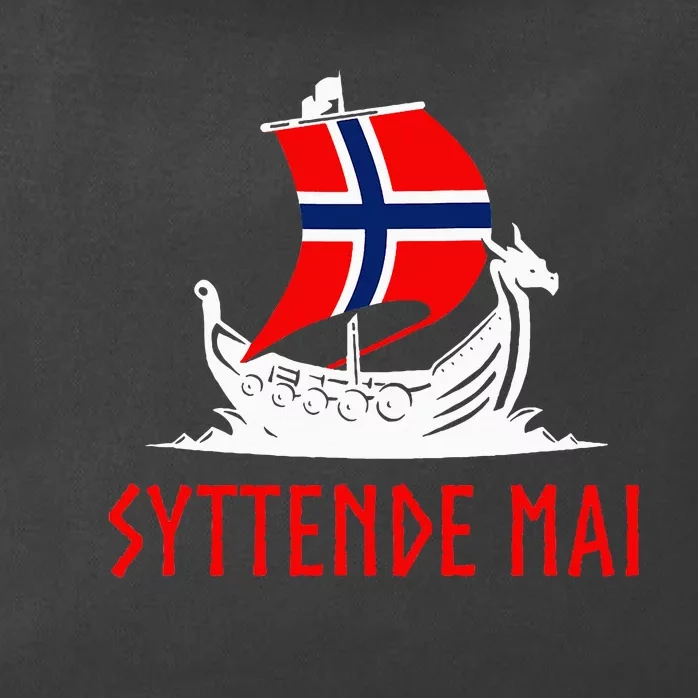 Syttende Mai Norwegian Norway Zip Tote Bag