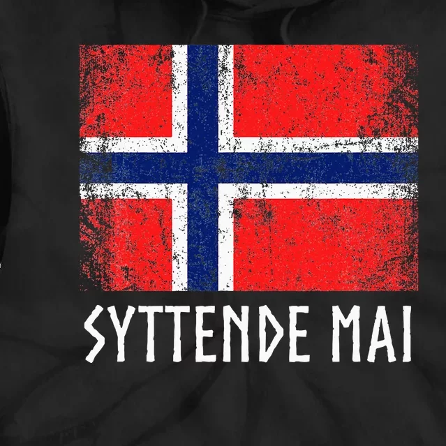 Syttende Mai Norwegian Norway Tie Dye Hoodie