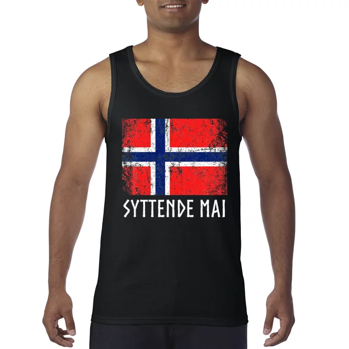 Syttende Mai Norwegian Norway Tank Top