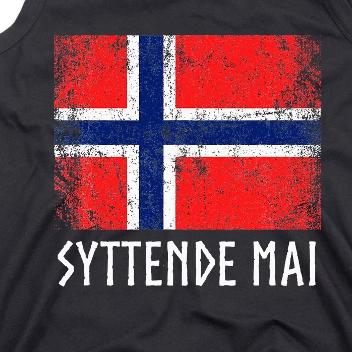 Syttende Mai Norwegian Norway Tank Top