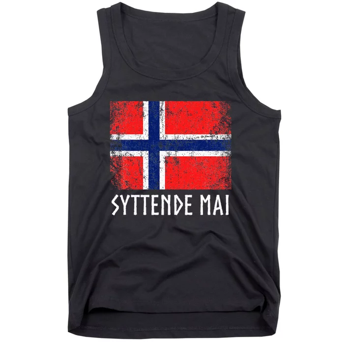 Syttende Mai Norwegian Norway Tank Top