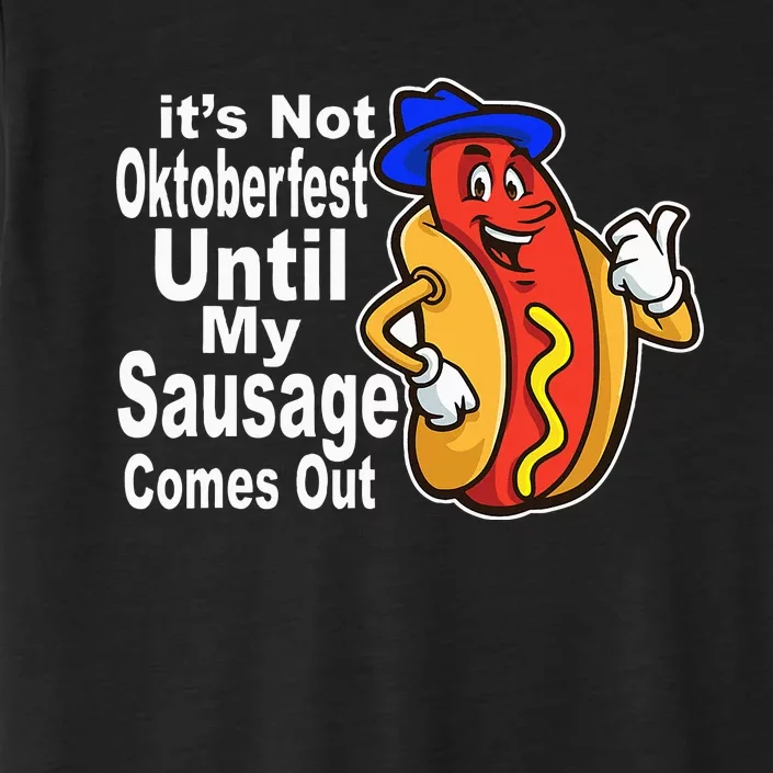 Sausage Meme Oktoberfest Costume Funny Joke Bavarian German ChromaSoft Performance T-Shirt