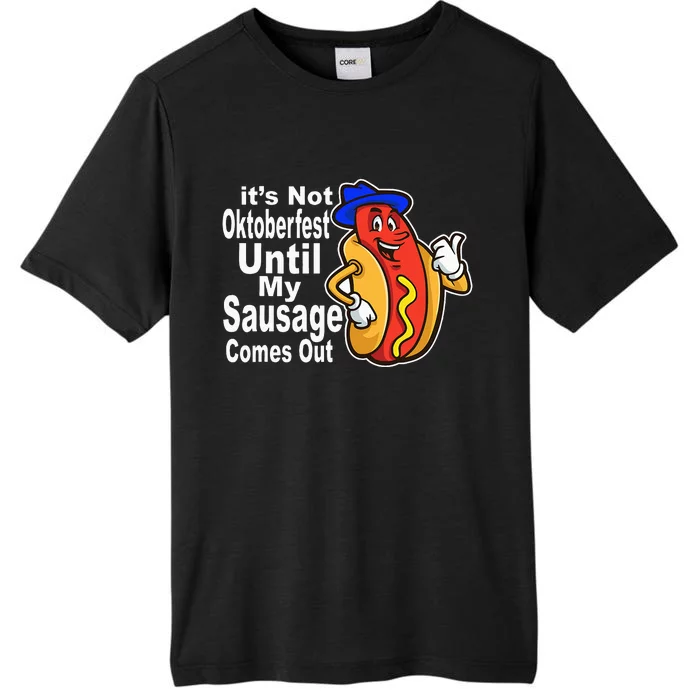 Sausage Meme Oktoberfest Costume Funny Joke Bavarian German ChromaSoft Performance T-Shirt