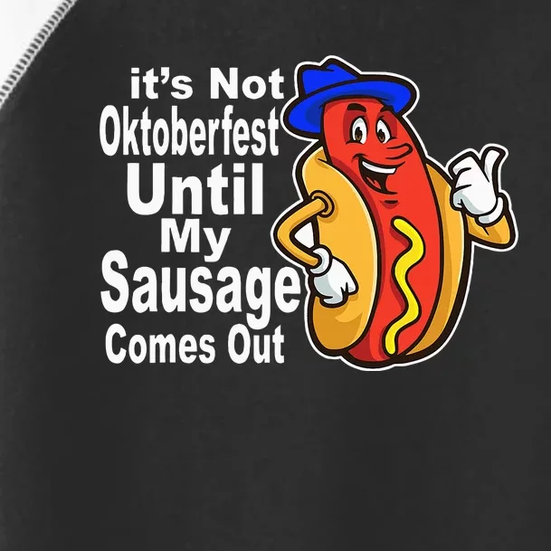 Sausage Meme Oktoberfest Costume Funny Joke Bavarian German Toddler Fine Jersey T-Shirt