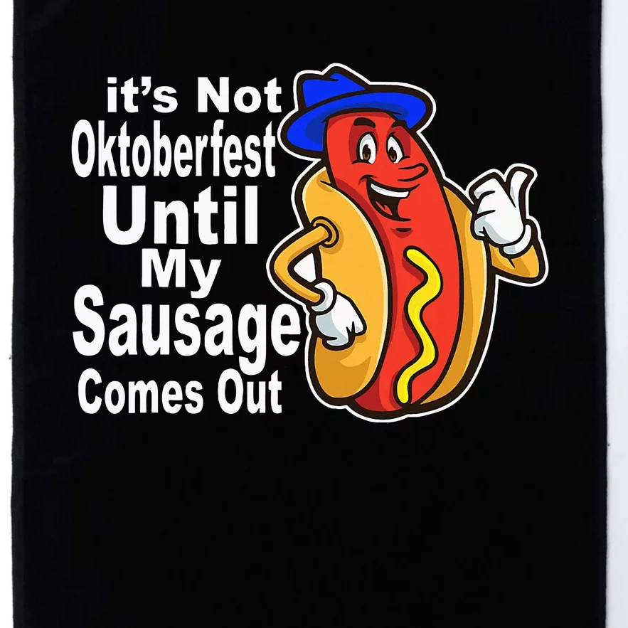 Sausage Meme Oktoberfest Costume Funny Joke Bavarian German Platinum Collection Golf Towel