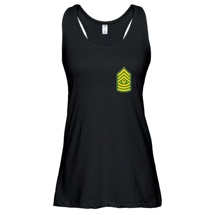 Sergeant Major Of The Army Military Badge Ladies Essential Flowy Tank