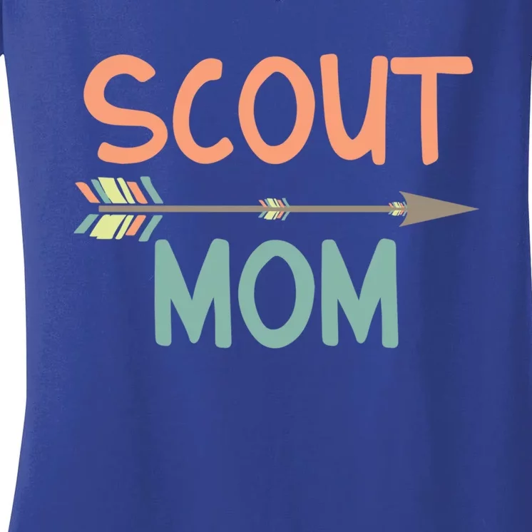 Scout Mom Of And Gift Women's V-Neck T-Shirt