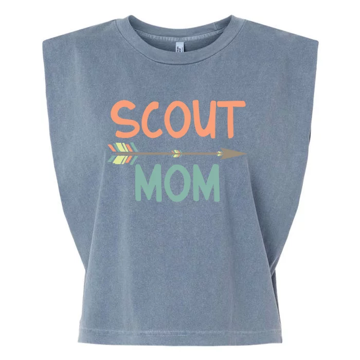 Scout Mom Of And Gift Garment-Dyed Women's Muscle Tee