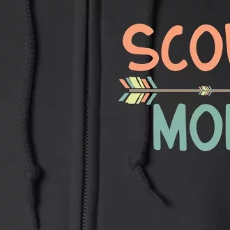 Scout Mom Of Boy & Girl Full Zip Hoodie