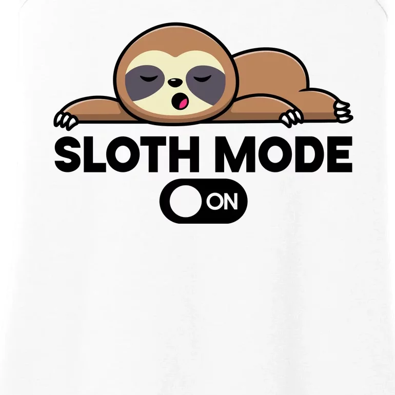 Sloth Mode On Funny Lazy Ladies Essential Tank