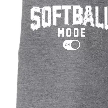 Softball Mode On Doggie 3-End Fleece Hoodie