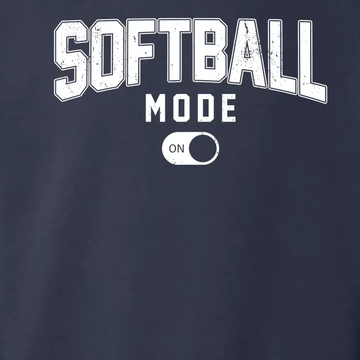 Softball Mode On Toddler Hoodie