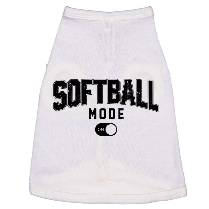 Softball Mode On Doggie Tank