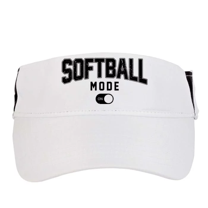 Softball Mode On Adult Drive Performance Visor