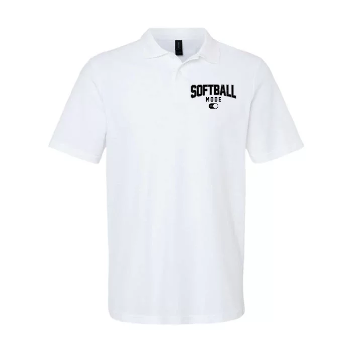 Softball Mode On Softstyle Adult Sport Polo