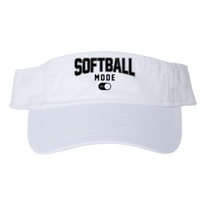 Softball Mode On Valucap Bio-Washed Visor