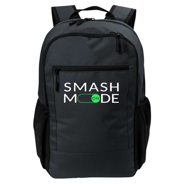 Smash Mode On Funny Pickleball Pun For Pickleball Players Daily Commute Backpack