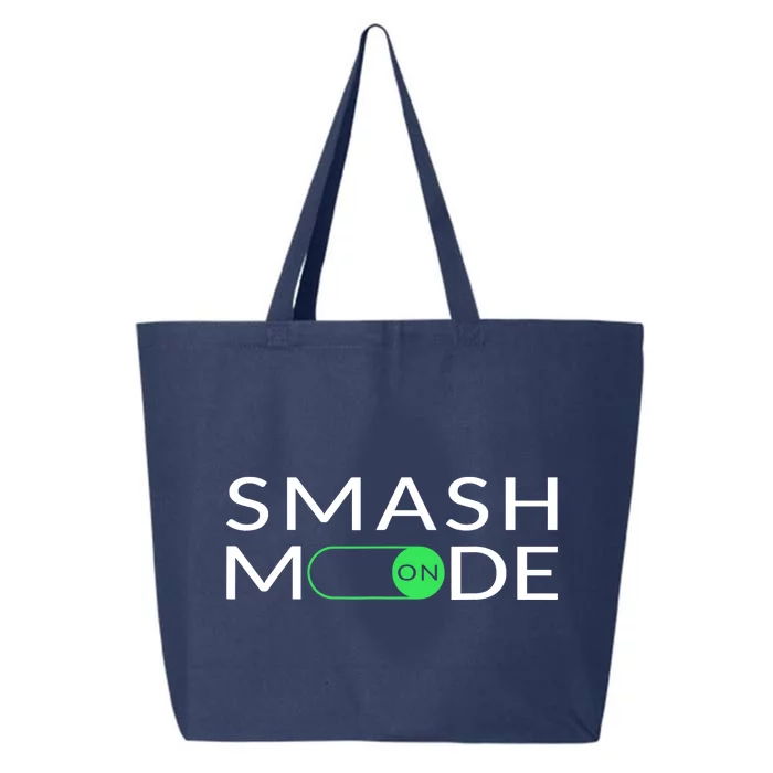 Smash Mode On Funny Pickleball Pun For Pickleball Players 25L Jumbo Tote