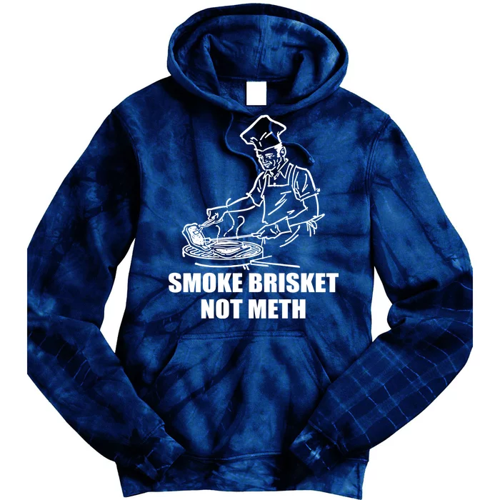 Smoke Brisket Not Meth Tie Dye Hoodie