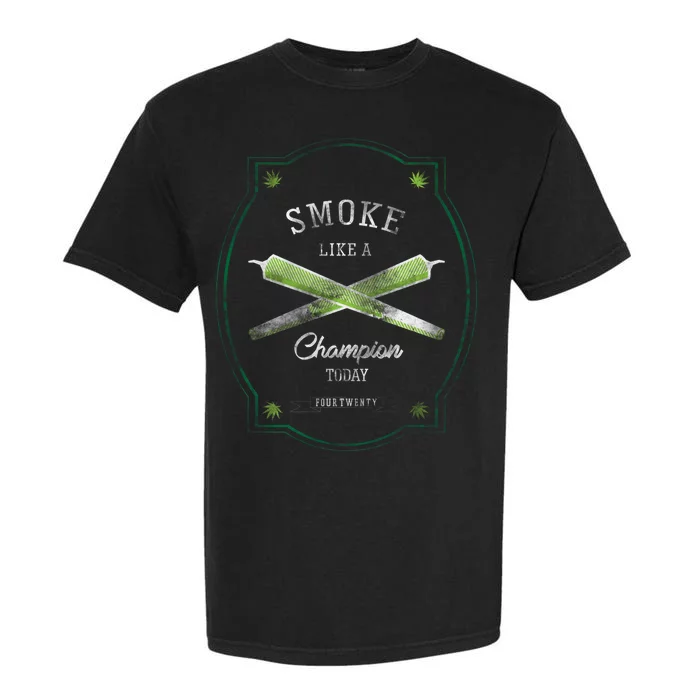 Smoke Like A Champion Garment-Dyed Heavyweight T-Shirt