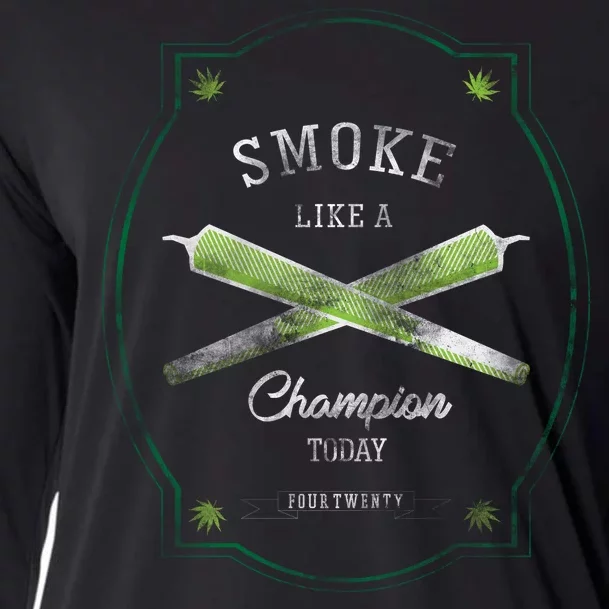 Smoke Like A Champion Cooling Performance Long Sleeve Crew