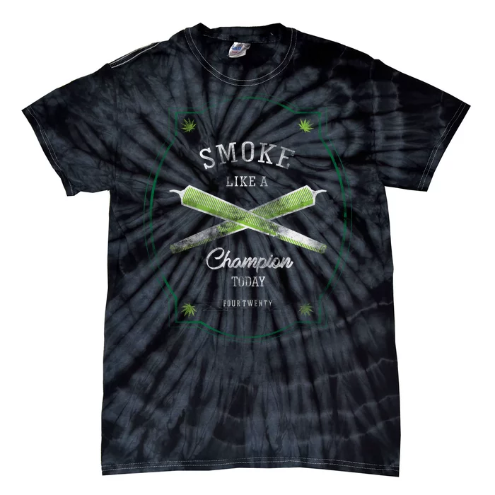 Smoke Like A Champion Tie-Dye T-Shirt