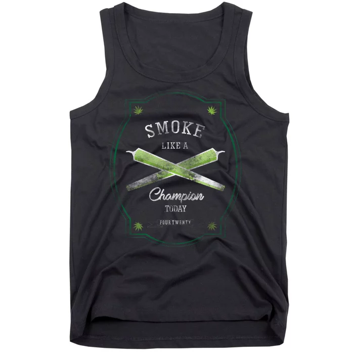 Smoke Like A Champion Tank Top