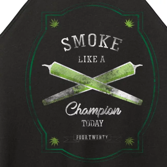 Smoke Like A Champion Women’s Perfect Tri Rocker Tank